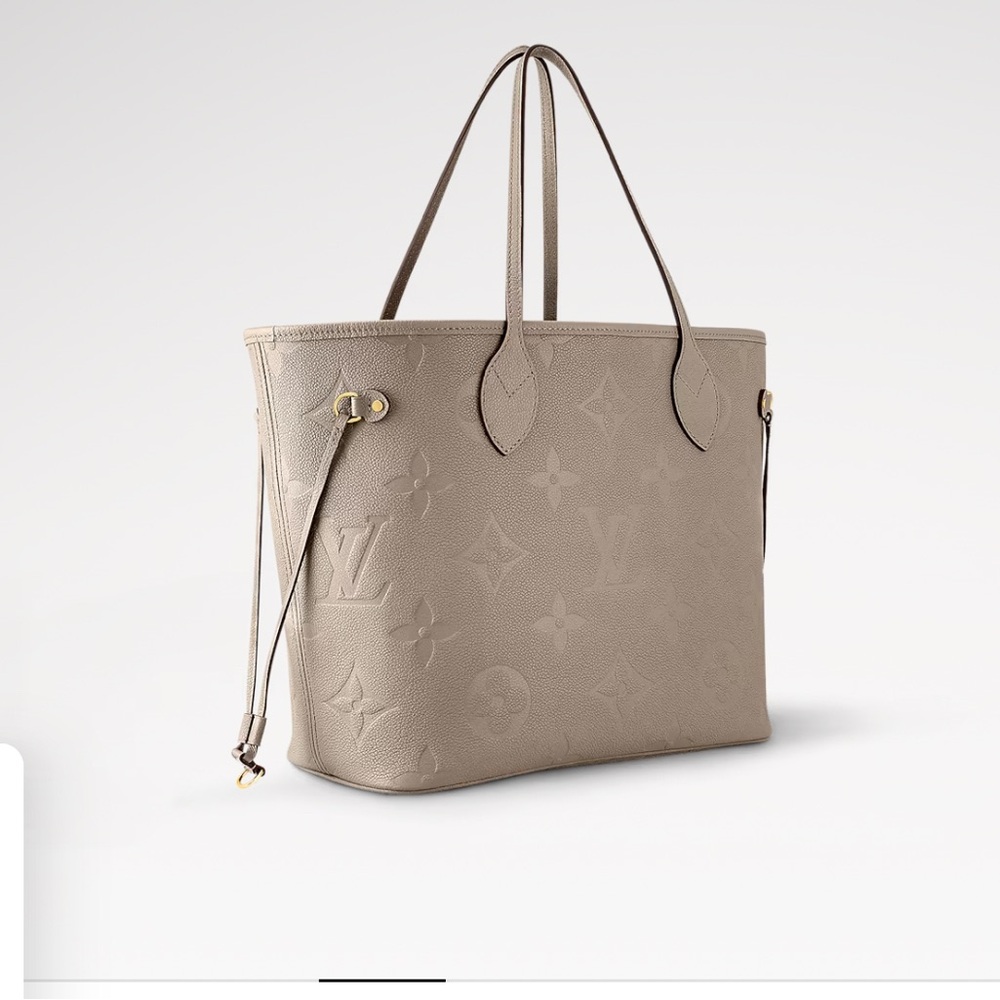 Louis Vuitton Taupe Monogram Tote Neverfull MM